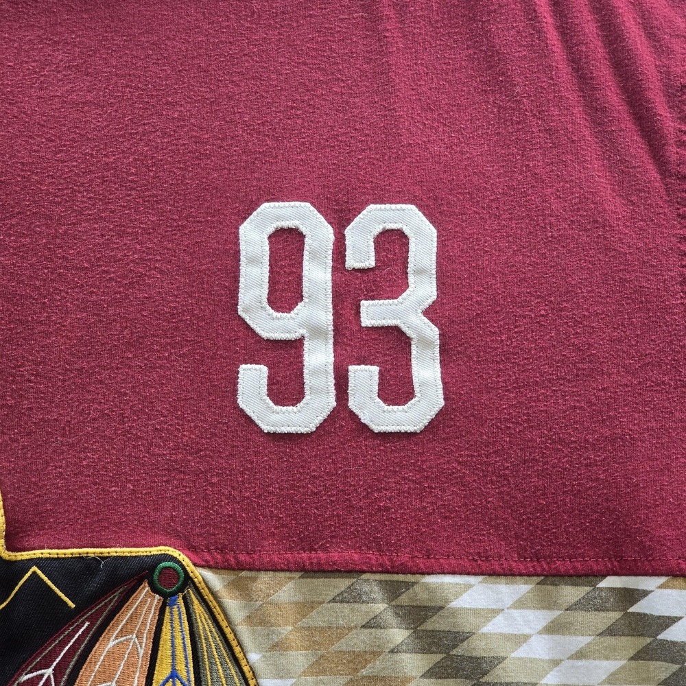 Ecko Unltd Shirt Mens 3XL Red 93 Eagle Aztec Graphic Embroidered Streetwear - Picture 4 of 10